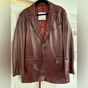 Vintage Rare London Fog Leather Blazer